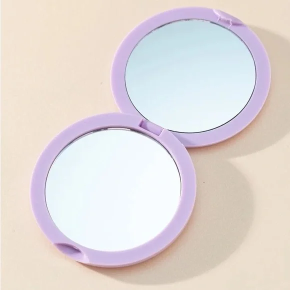 Compact Purple Makeup Mirror - Picture 4 of 5